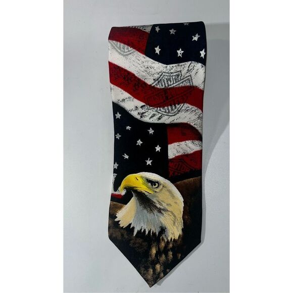 Ralph Marlin Harley Davidson tie - Picture 1 of 9